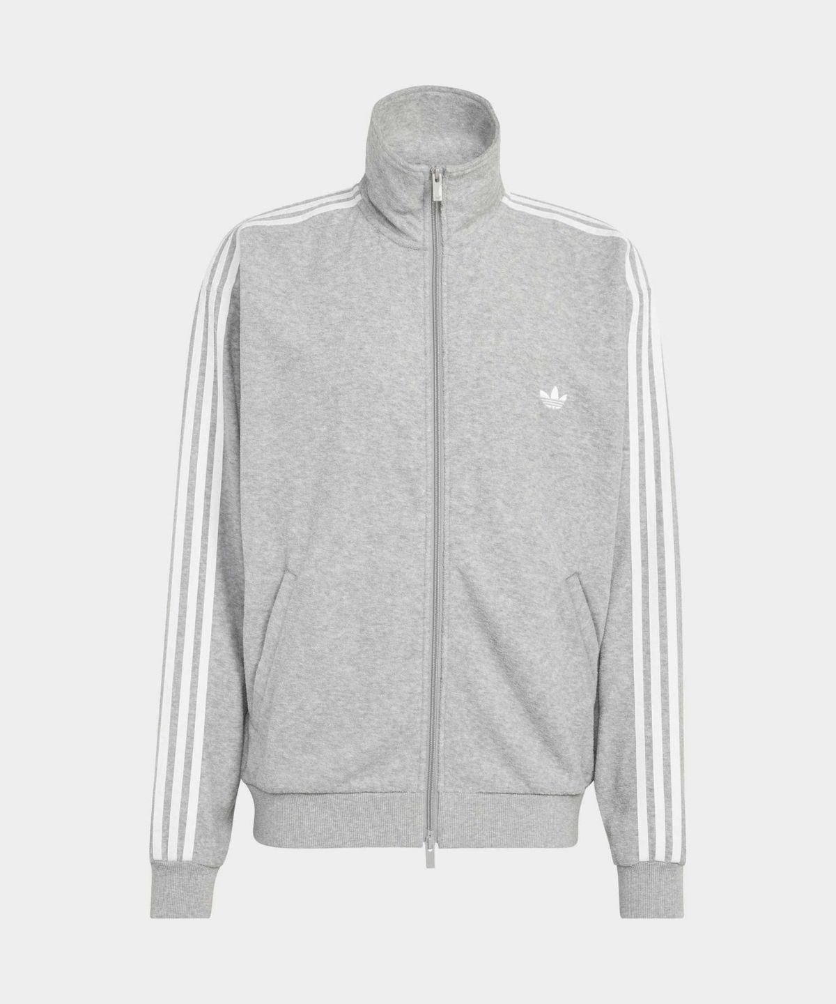 아디다스(ADIDAS) 부클 트랙탑 - 미디엄그레이헤더 / LC8149