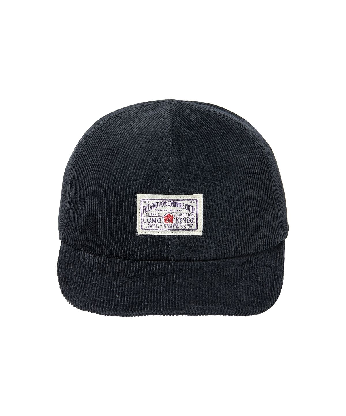 꼬모니노즈(COMONINOZ) [CN]COURDUROY LABEL CAP [4 COLOR]