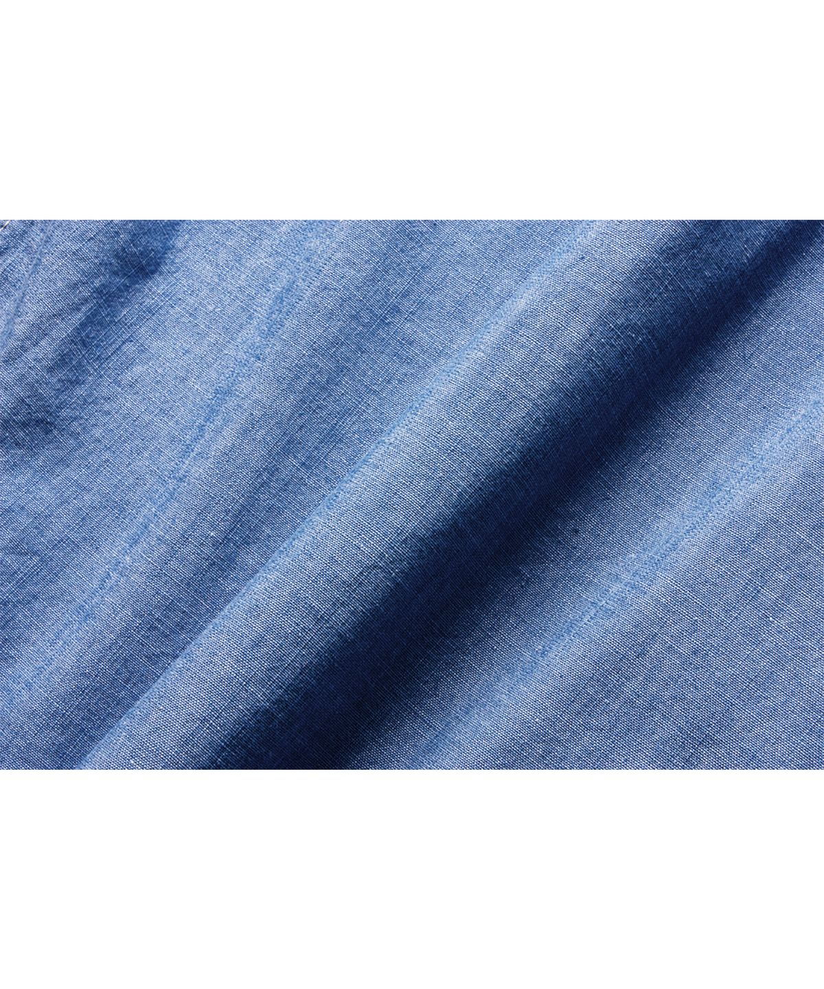 더 레스큐(THE RESQ) CHAMBRAY TEDDY OVERSHIRT [MILD INDIGO]