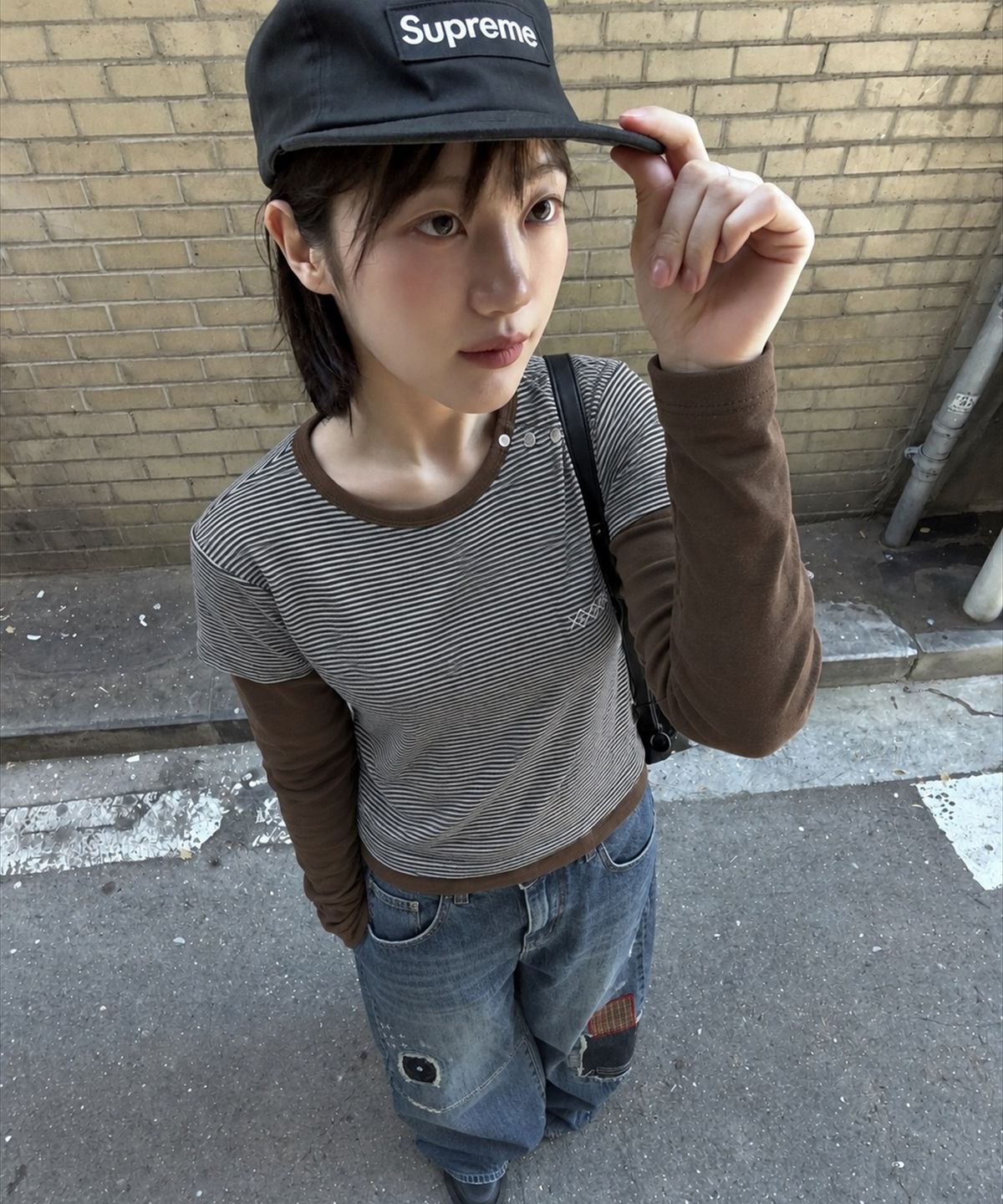 메인부스(MAINBOOTH) Repaired Denim Pants(BLUE)