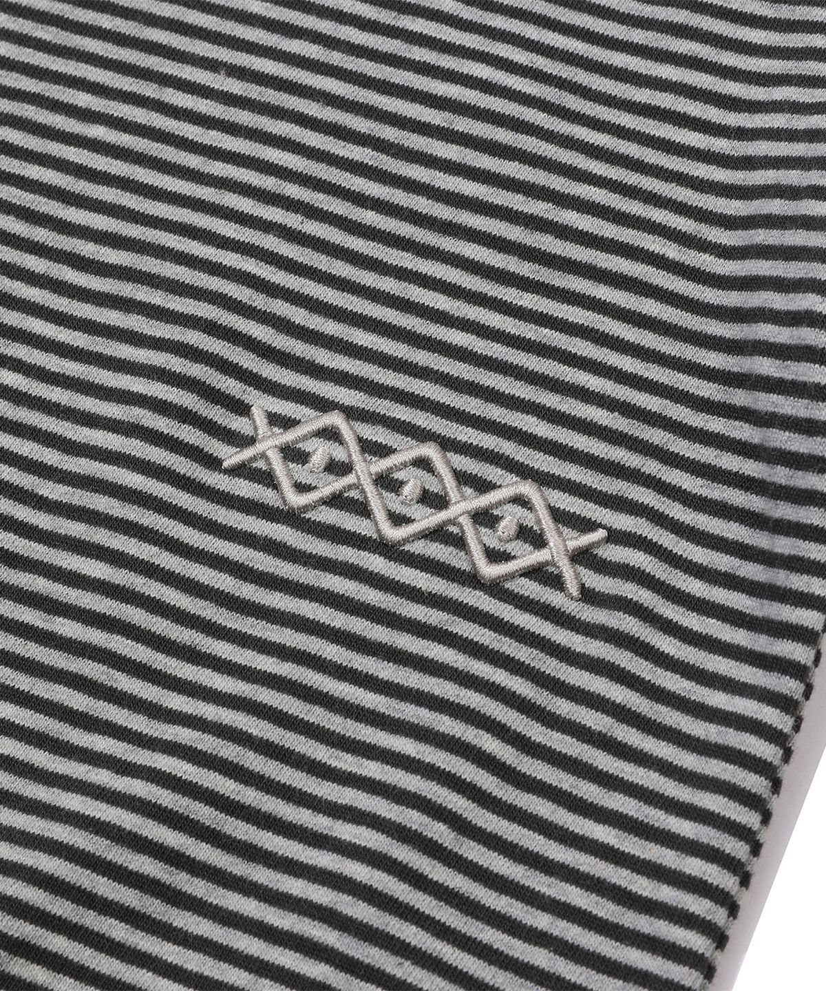 메인부스(MAINBOOTH) Layered Border T-shirt(BROWN)