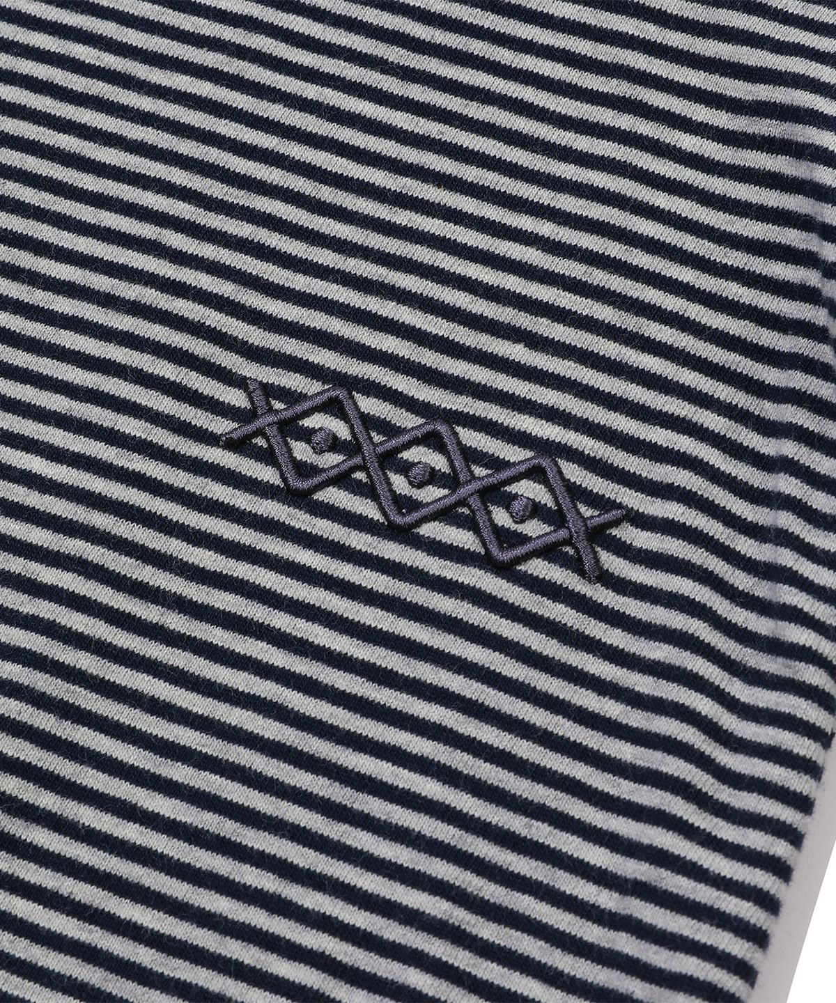 메인부스(MAINBOOTH) Layered Border T-shirt(NAVY)