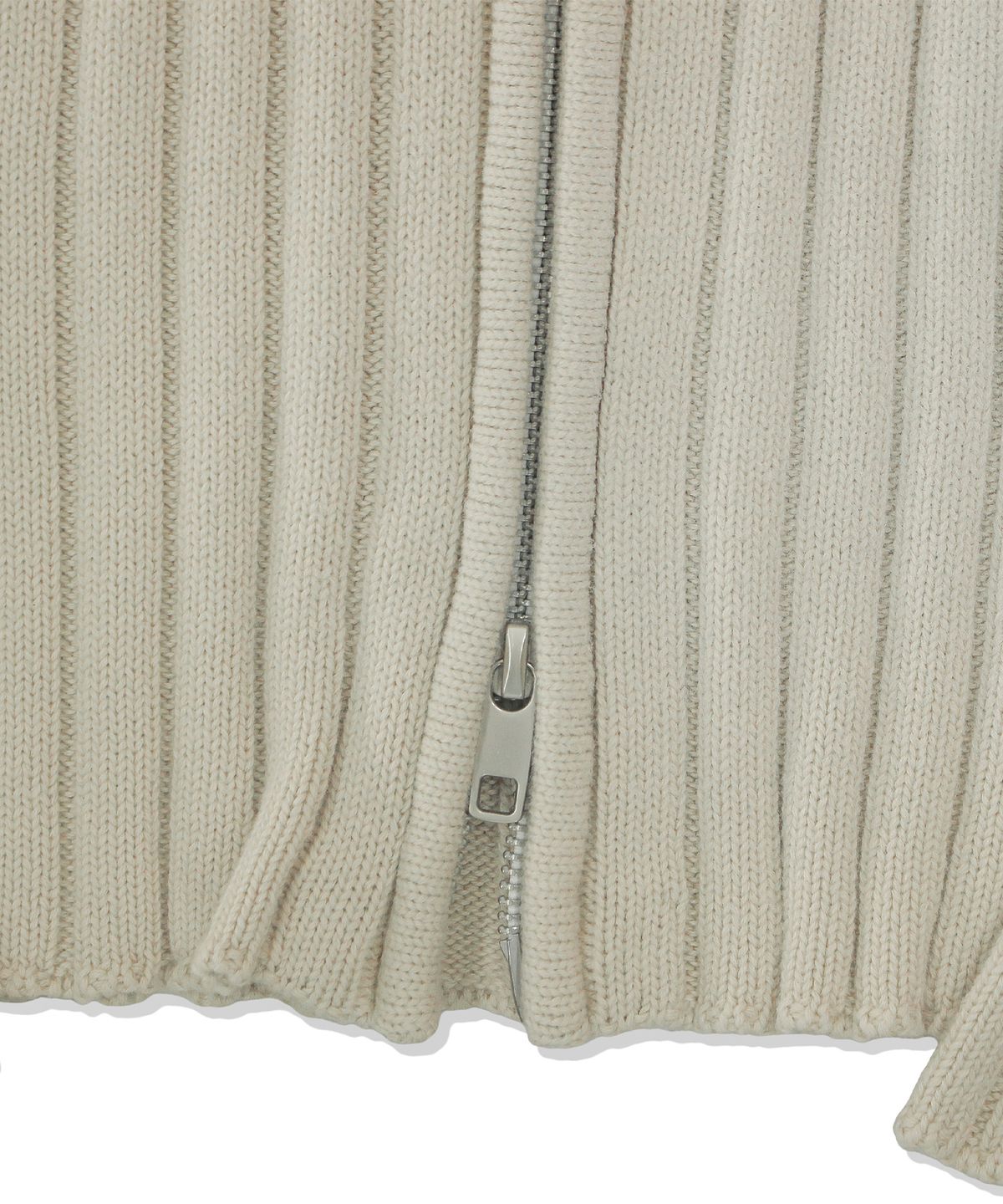 메인부스(MAINBOOTH) Specter Washed Zip-up Sweater(IVORY)