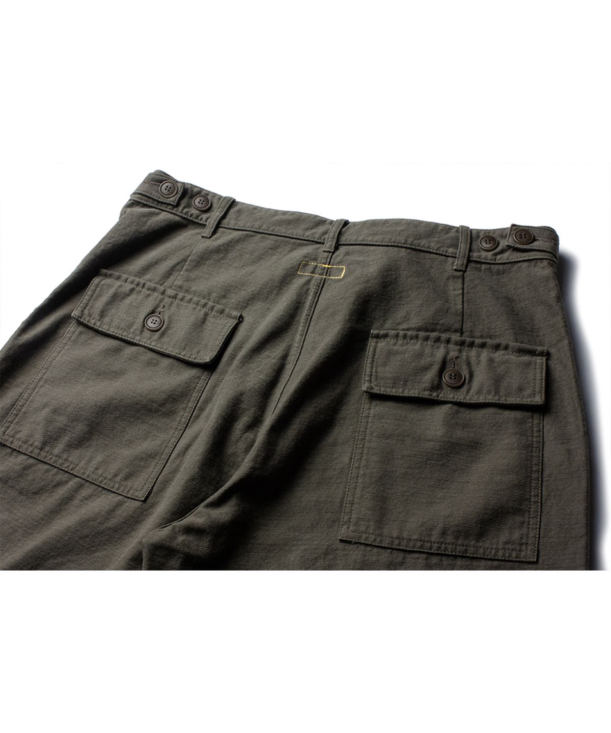 더 레스큐(THE RESQ) COTTON SLUB KILROY PANTS [OLIVE DRAB]