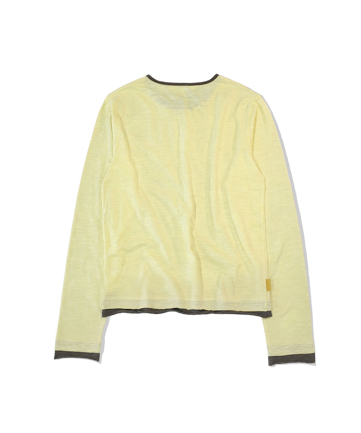 메인부스(MAINBOOTH) Starlight Slub Layered T-shirt(LEMON)