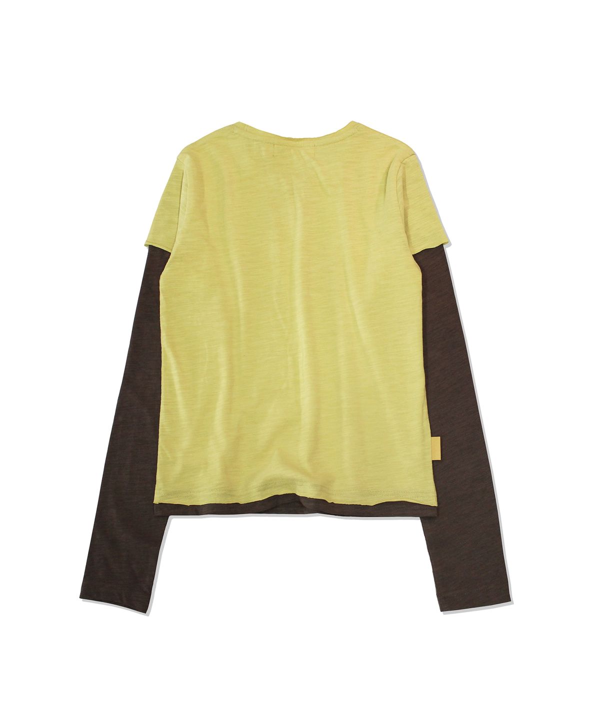 메인부스(MAINBOOTH) Archive Unit Layered T-shirt(YELLOW)