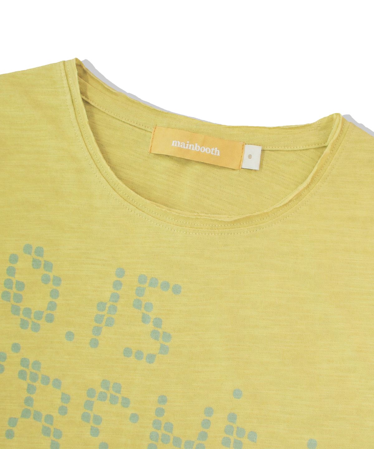 메인부스(MAINBOOTH) Archive Unit Layered T-shirt(YELLOW)