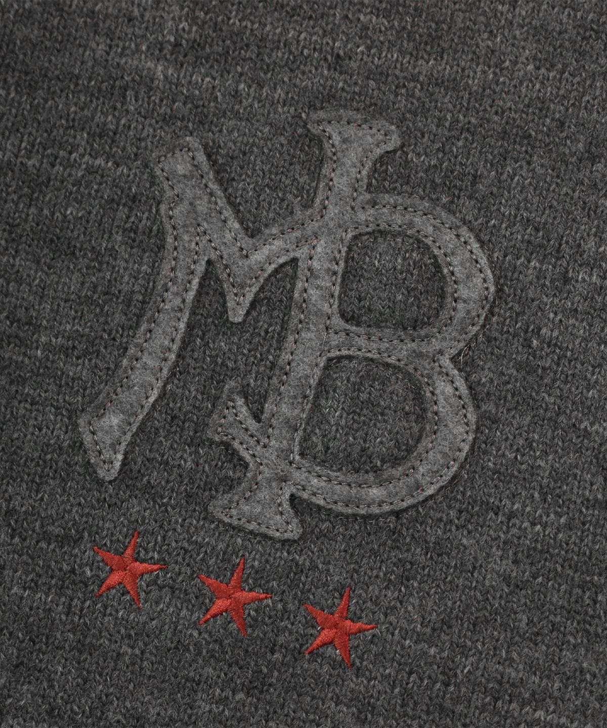 메인부스(MAINBOOTH) Heritage Henley Sweater(CHARCOAL)