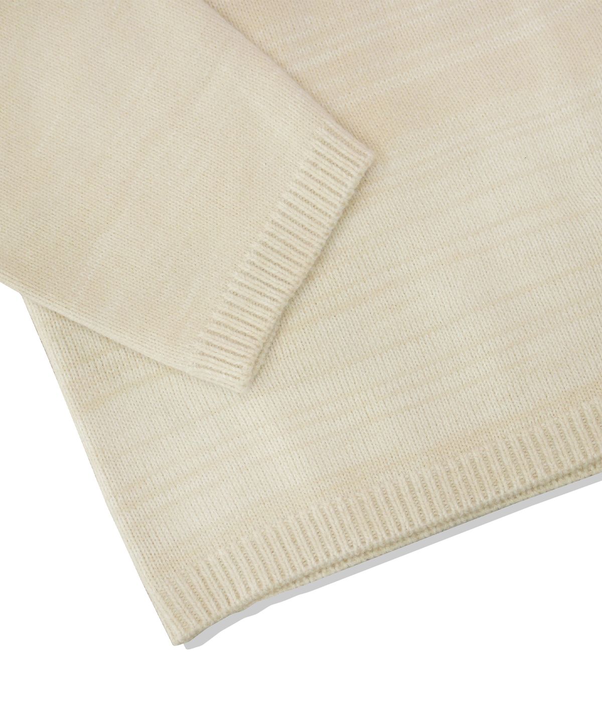 메인부스(MAINBOOTH) Heritage Henley Sweater(CREAM)