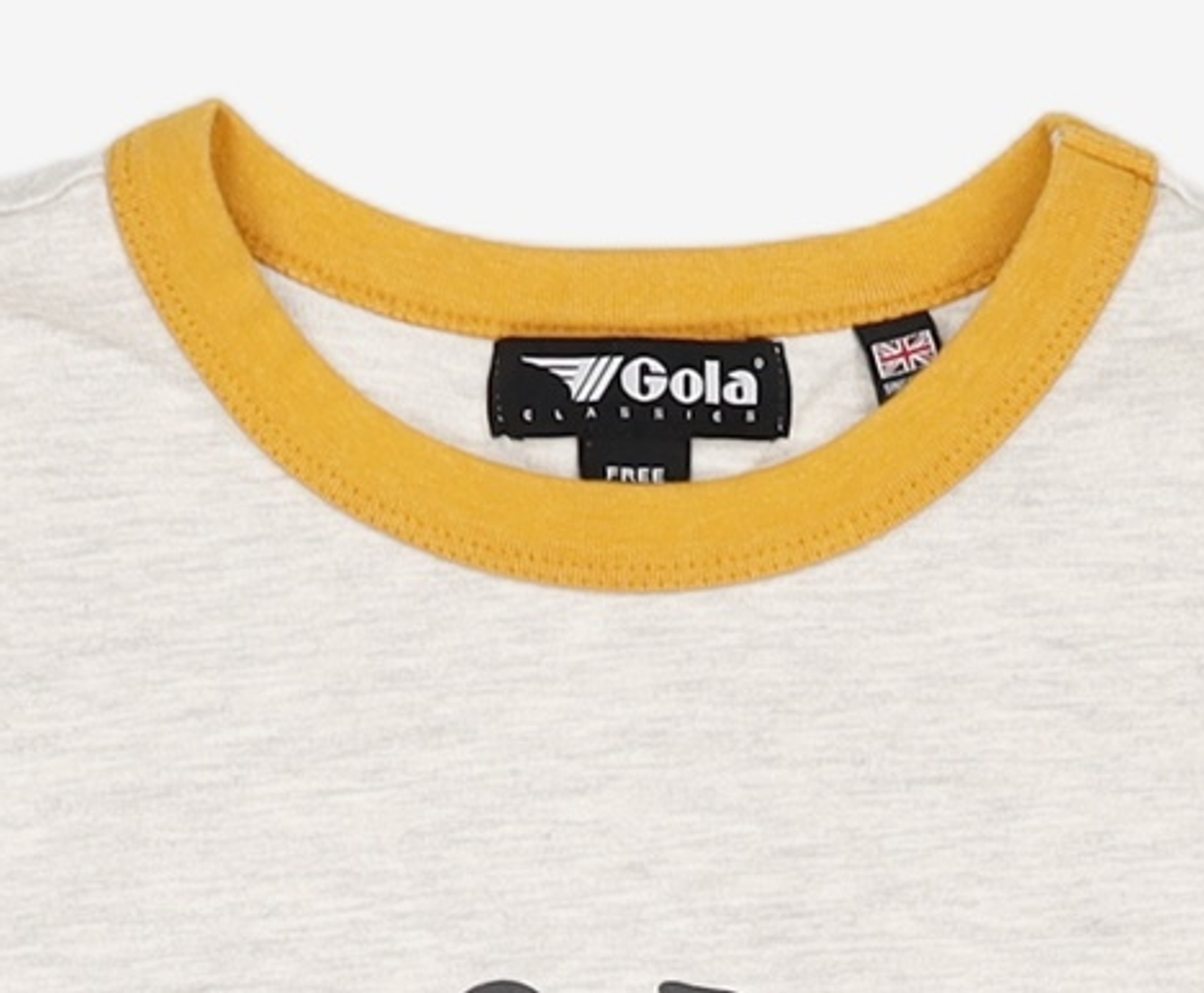 골라(GOLA) RETRO LION T-SHIRT [OATMEAL] FREE