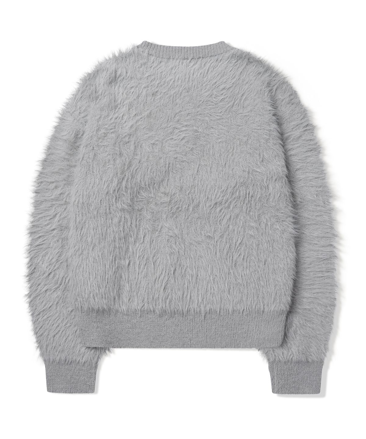 포스333(PHOS333) M Hairy Knit Sweater/Grey