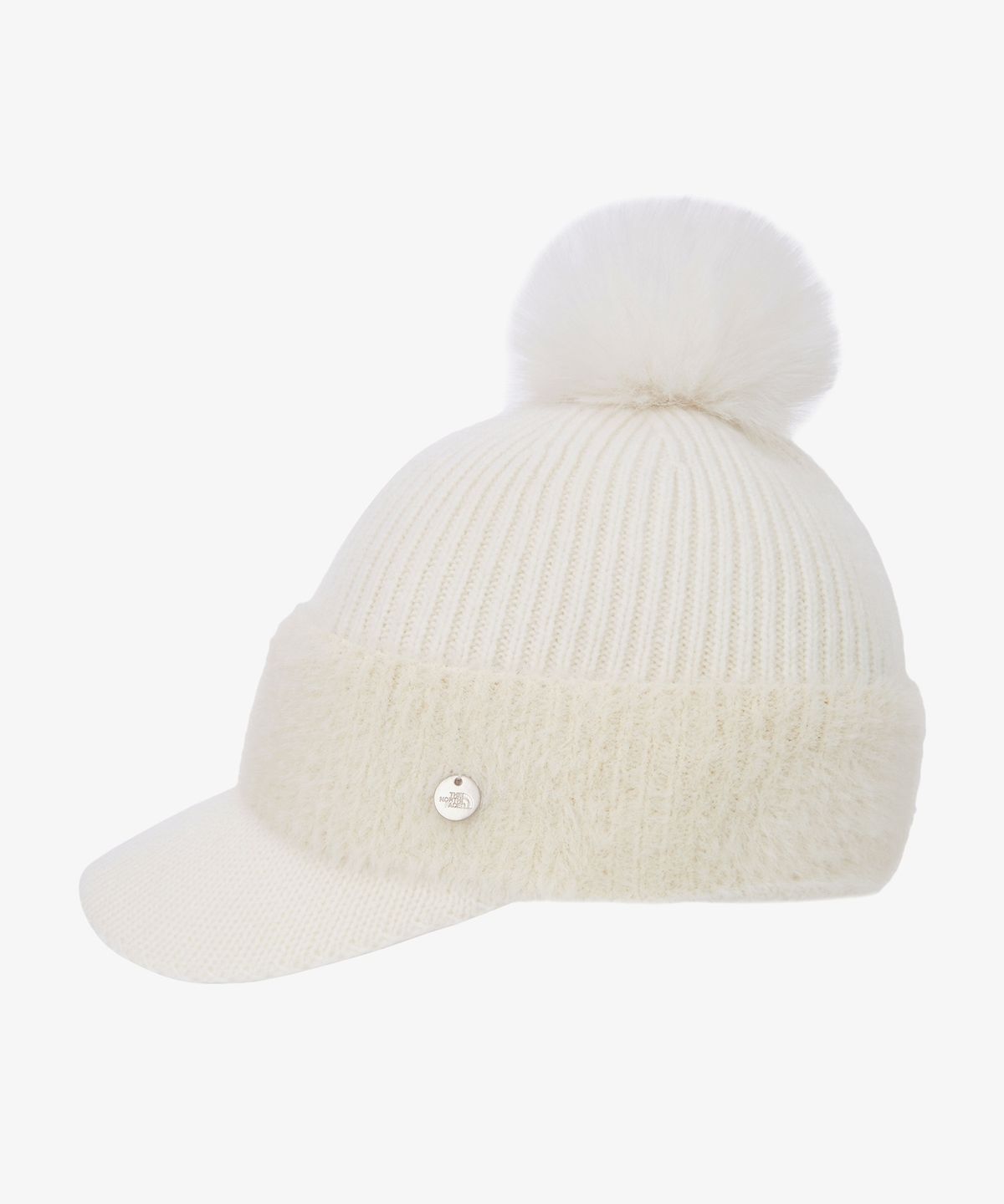 노스페이스(THE NORTH FACE) NE3CS56A 여성 웜 폼폼 캡 IVORY