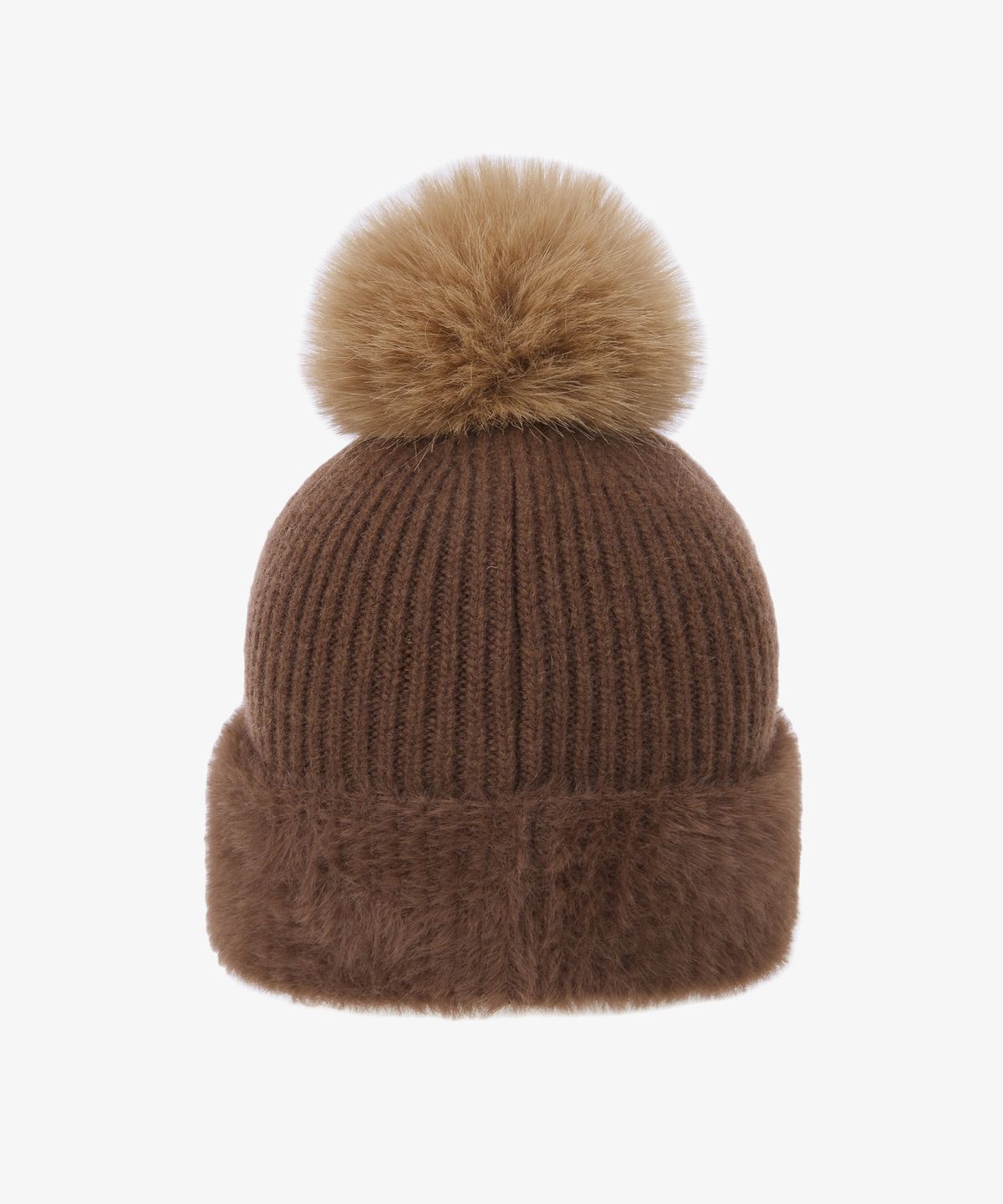 노스페이스(THE NORTH FACE) NE3CS56B 여성 웜 폼폼 캡 CHOCOLATE