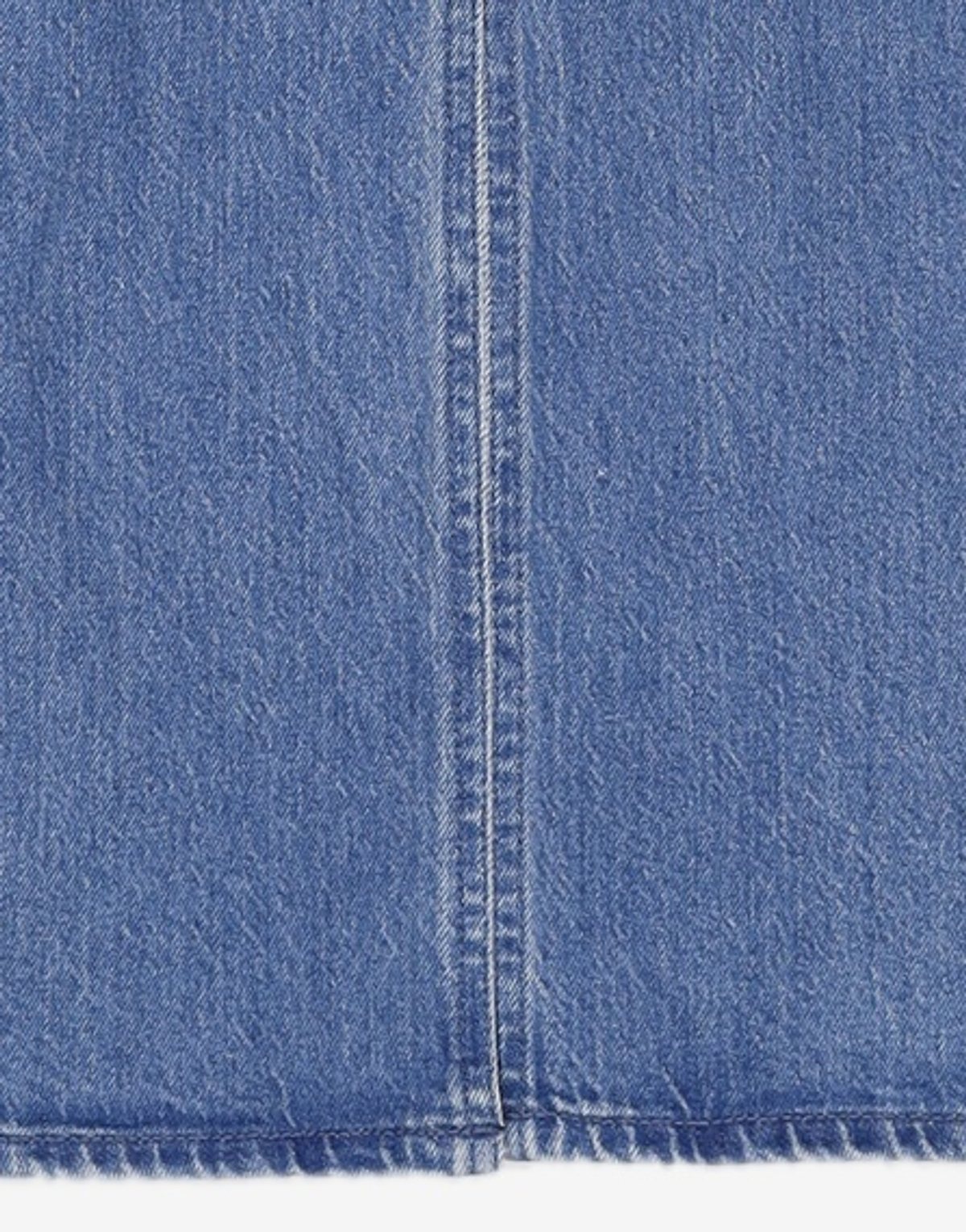 엠엘비(MLB) 여성 베이직 스몰로고 카고 데님 롱스커트 NY (Black) XS