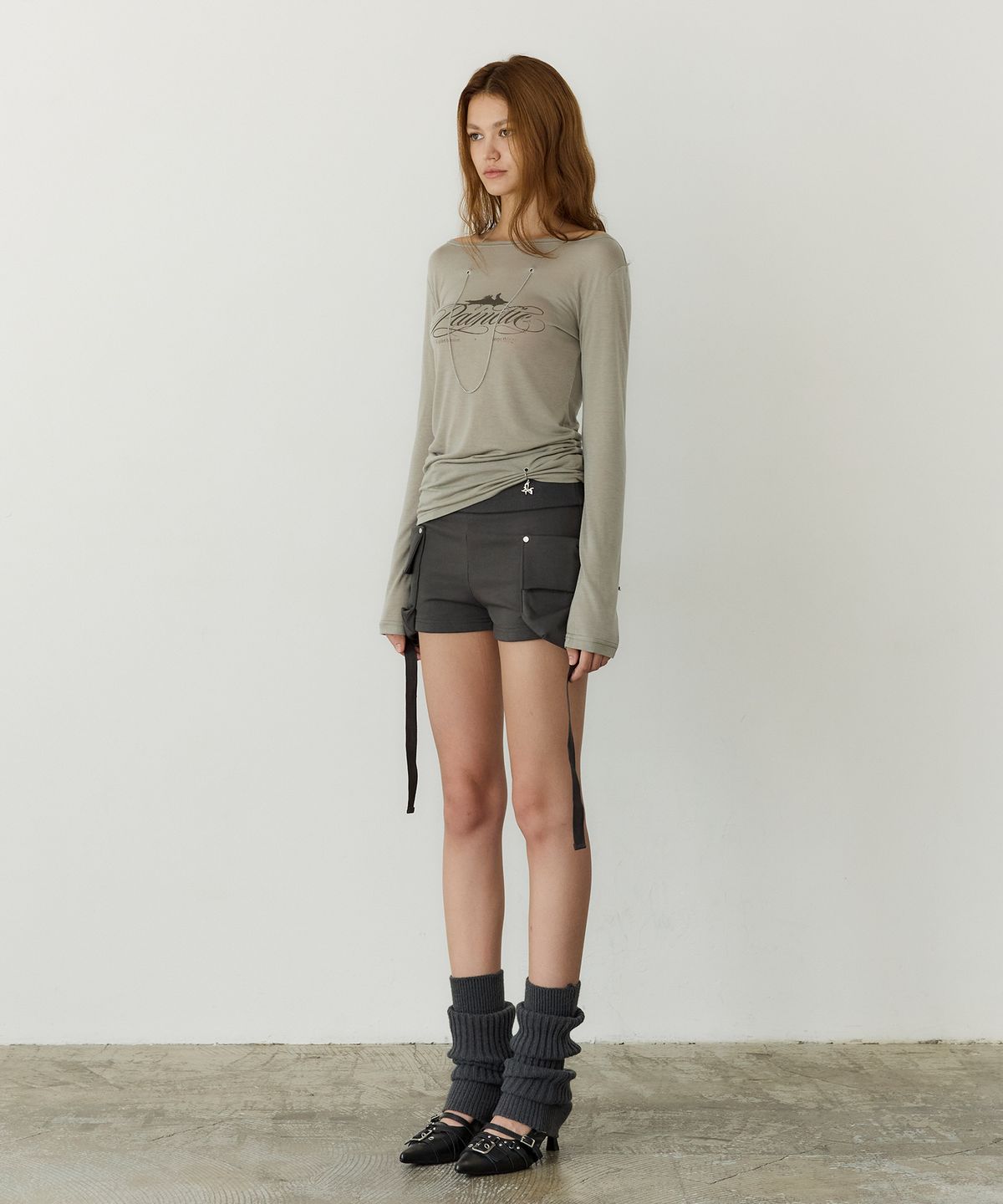 페이네틱(PAINETIC) Chain Sheer Top (BEIGE)