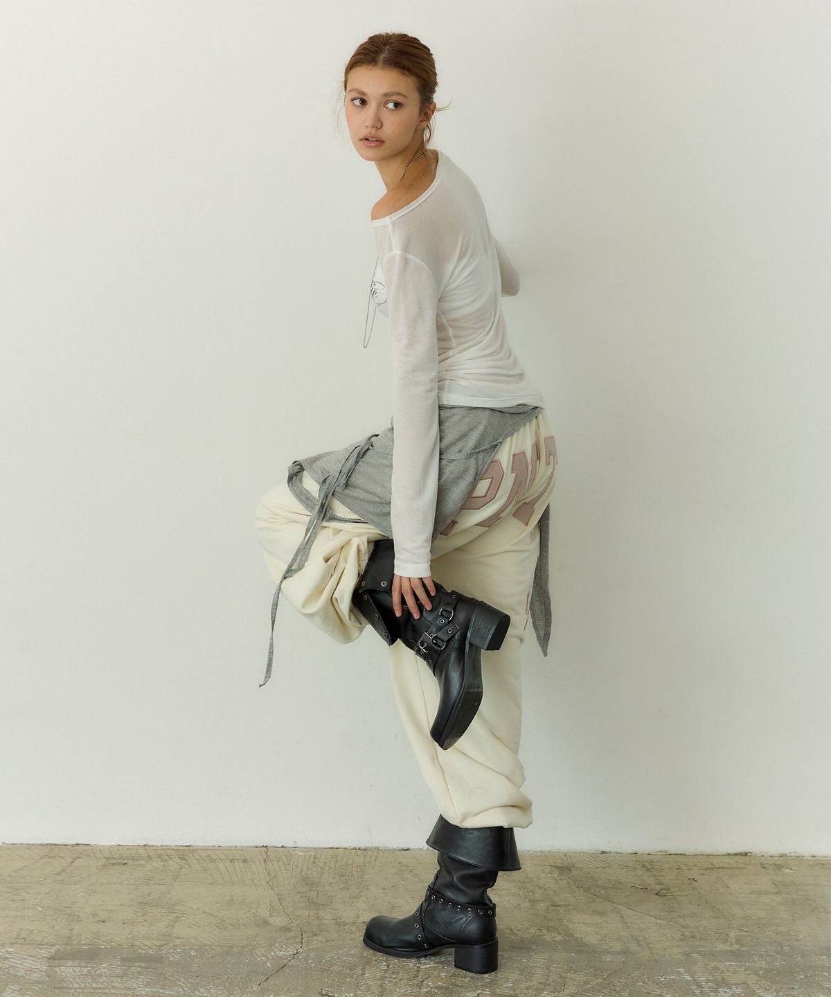 페이네틱(PAINETIC) Chain Sheer Top (WHITE)