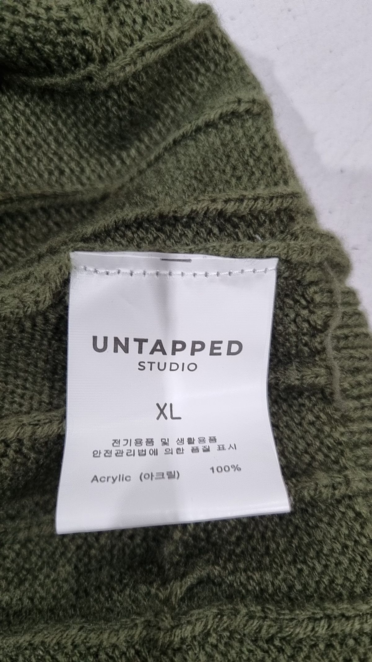 언탭트 스튜디오(UNTAPPED STUDIO) 니트/스웨터 XL