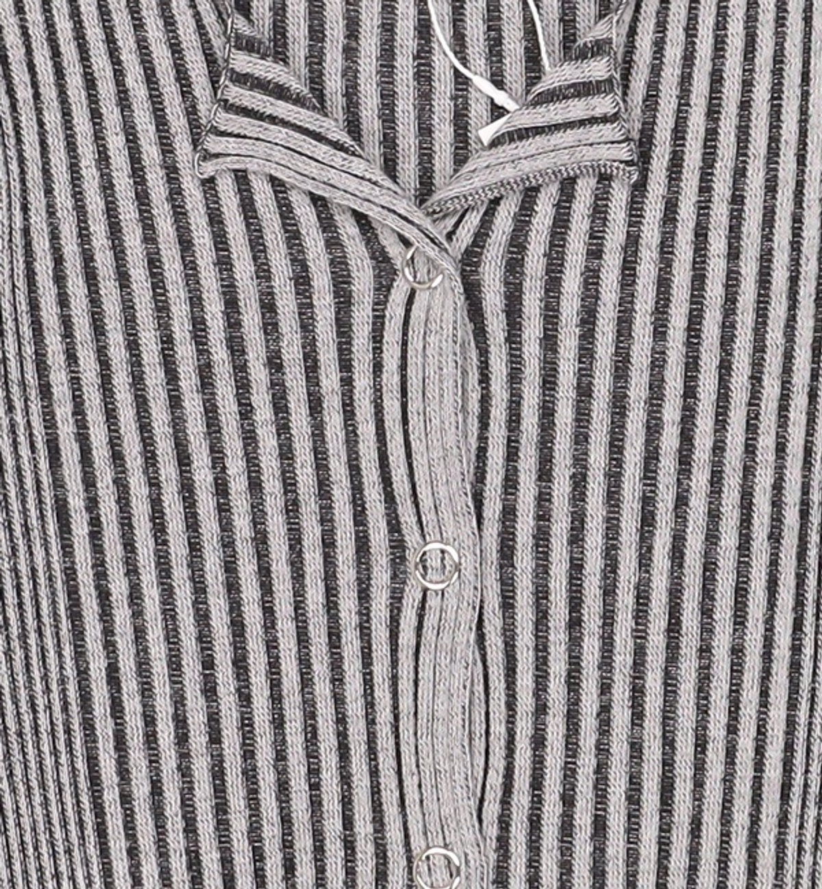 큐리티(CURETTY) C TWO TONE KNIT CARDIGAN_GREY S