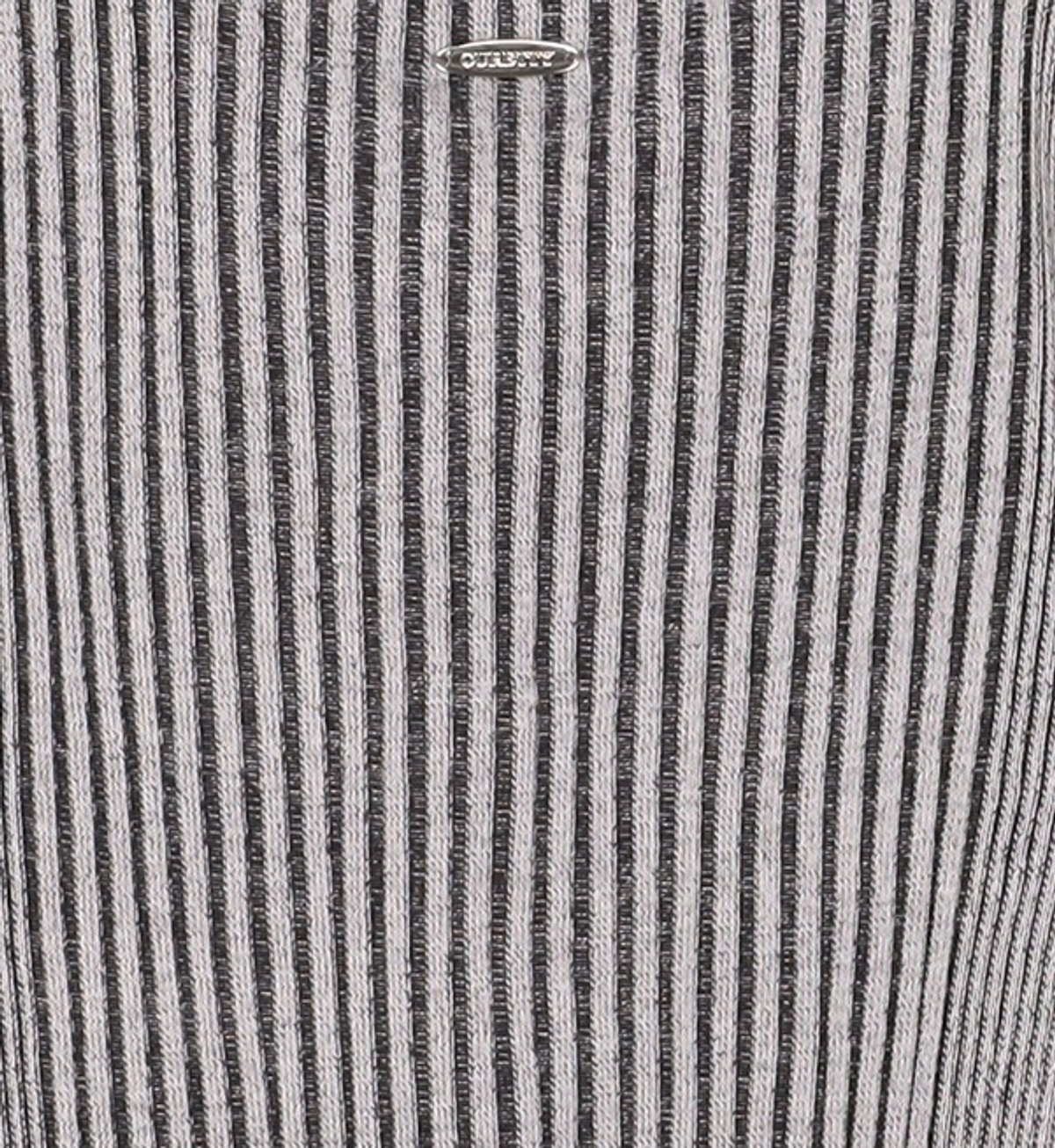 큐리티(CURETTY) C TWO TONE KNIT CARDIGAN_GREY S