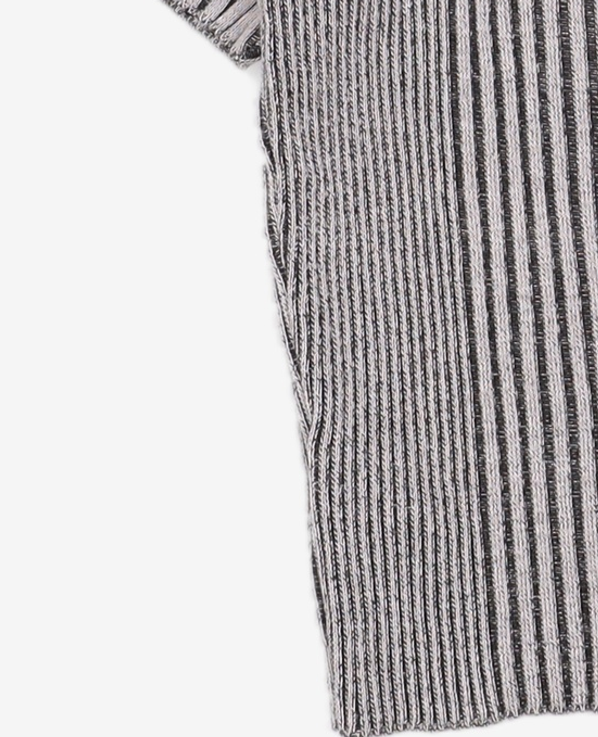 큐리티(CURETTY) C TWO TONE KNIT CARDIGAN_GREY S