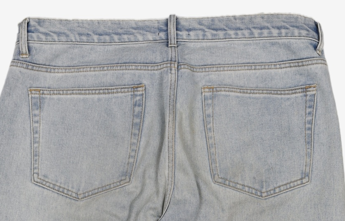 무신사 스탠다드(MUSINSA STANDARD) 스트레이트 데님 팬츠 [스카이 블루] 40