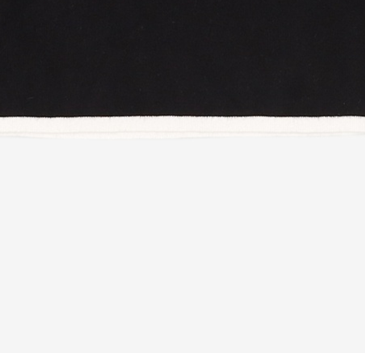 제너럴 아이디어(GENERAL IDEA) GNRL 배색 니트 풀오버 [BLACK] / WBC3L05512 S