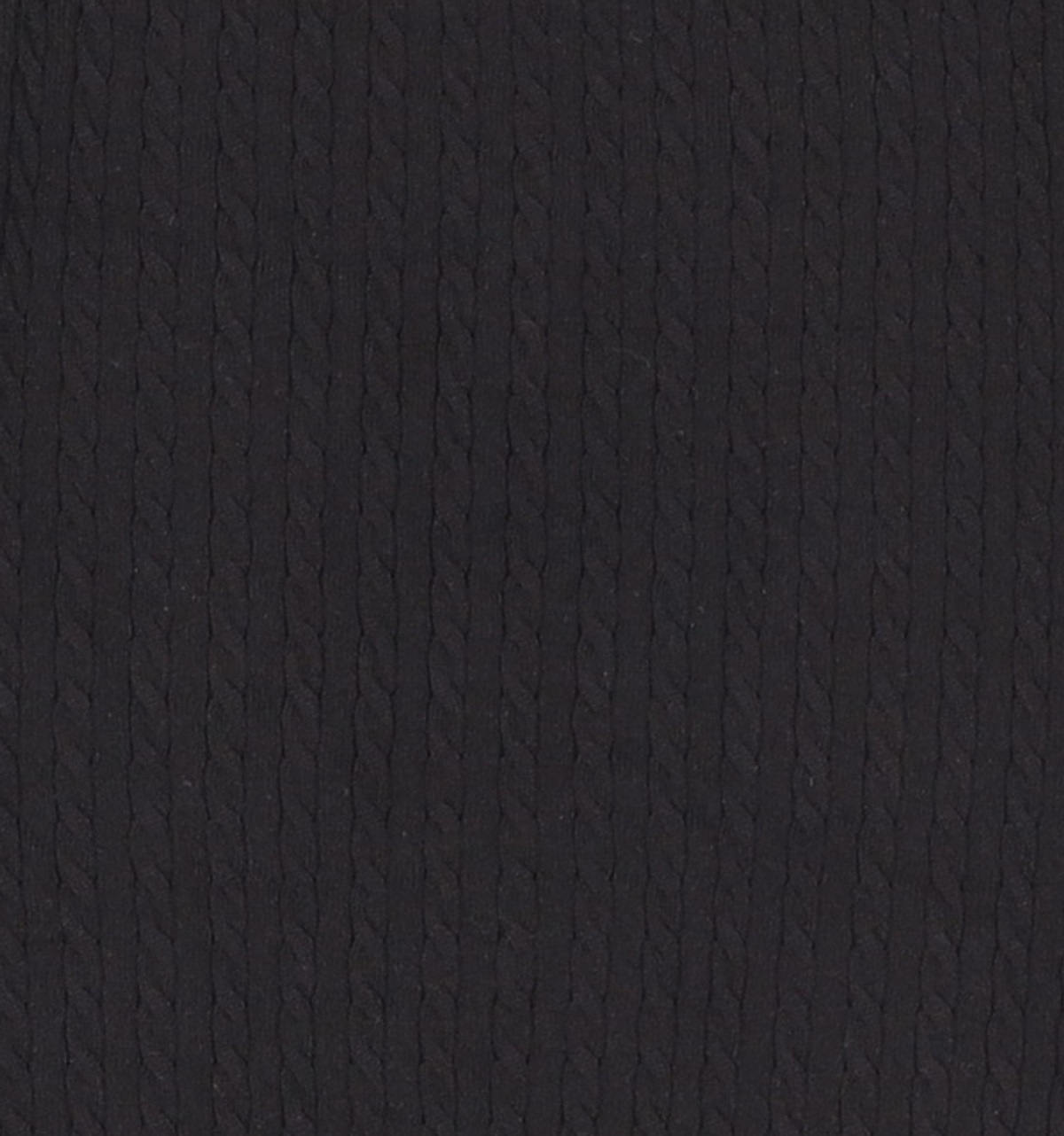 제너럴 아이디어(GENERAL IDEA) GNRL 케이블 하프 니트 [BLACK] / WBC2L05541 M