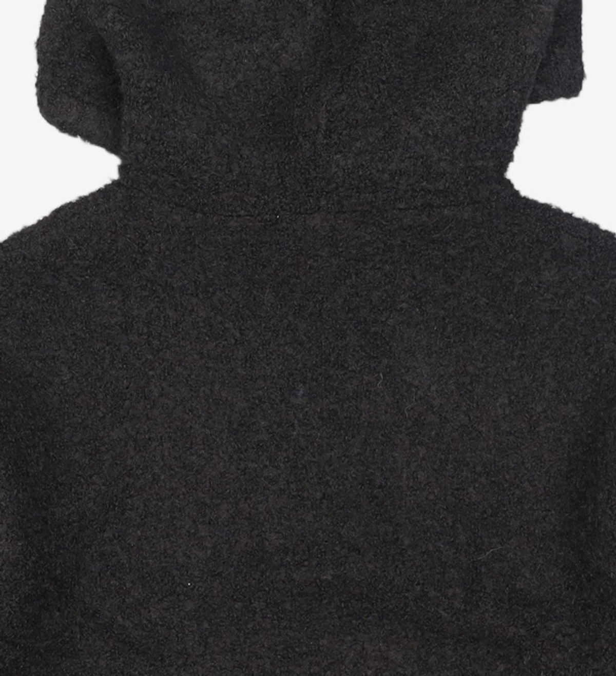 프리즘웍스(FRIZMWORKS) WAVE BOUCLE KNIT HOODY _ BLACK M