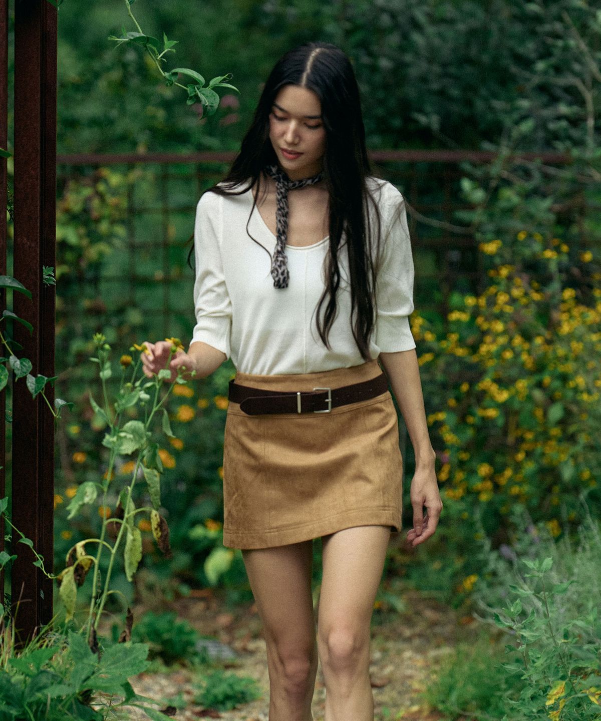 글로우노트(GLOWNOTE) Soft Drape 5-Sleeve Knit (3COLOR)