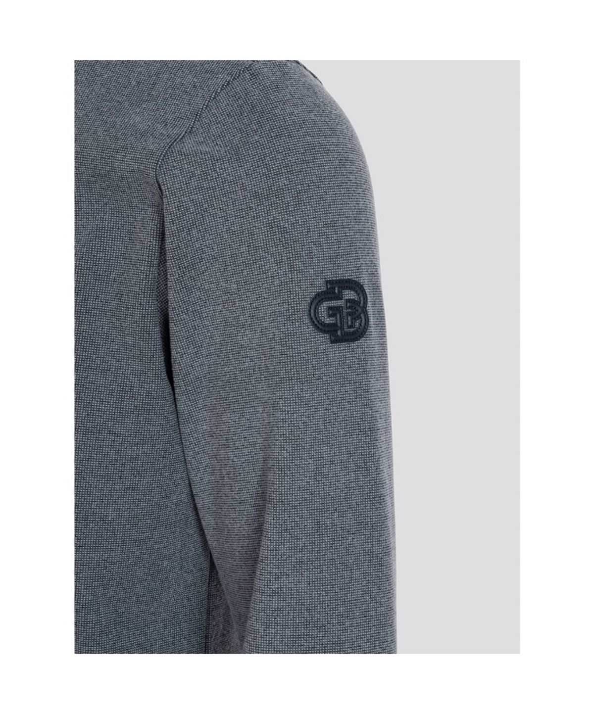 빈폴골프(BEANPOLE GOLF) 남성 약기모 도트 패턴 긴소매 티셔츠  블루
