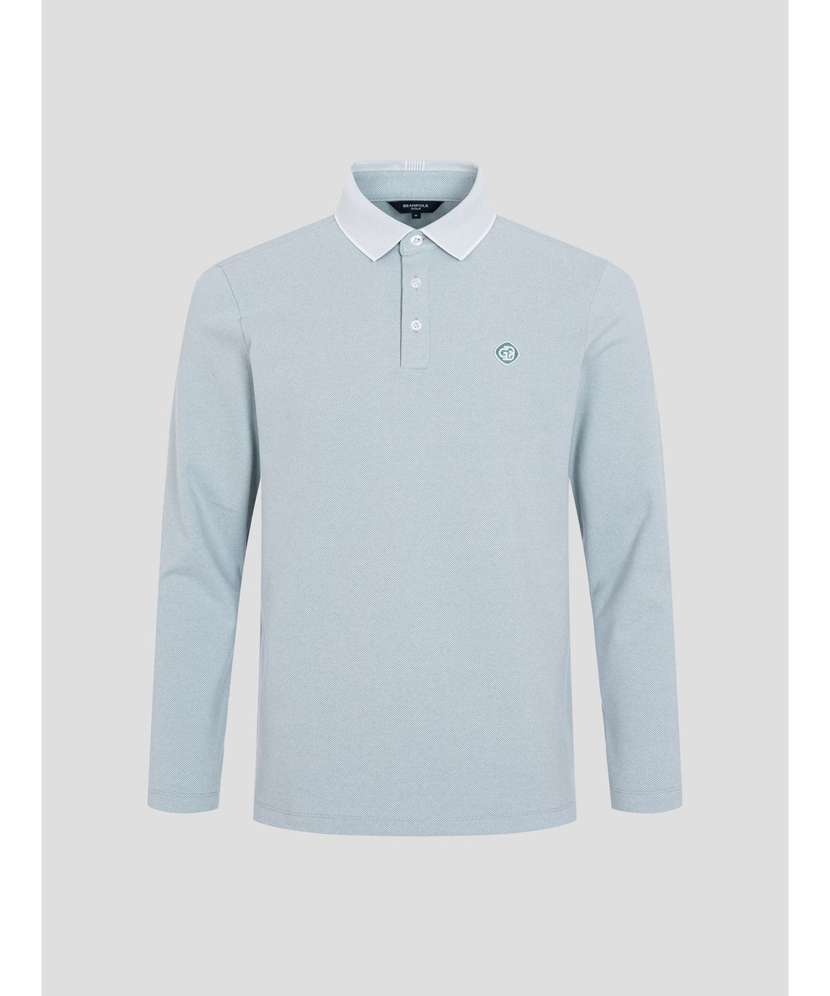 빈폴골프(BEANPOLE GOLF) 남성 약기모 솔리드 라이크 티셔츠  라이트 그린