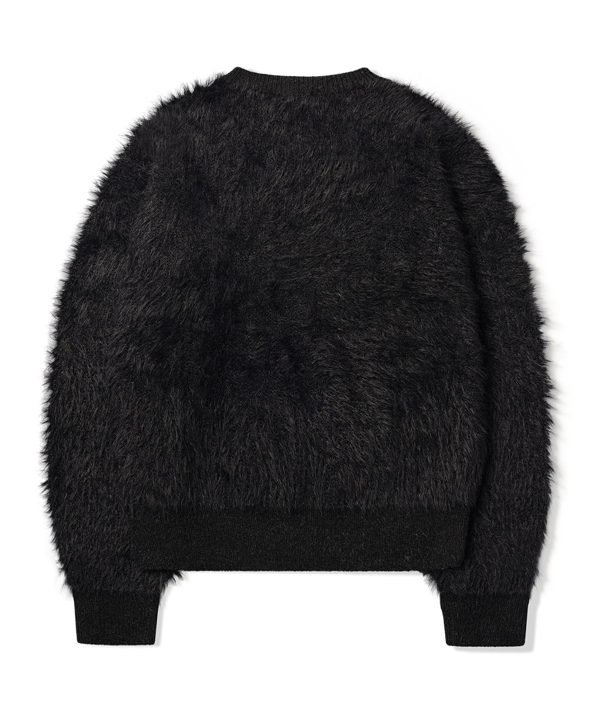 포스333(PHOS333) M Hairy Knit Sweater/Black