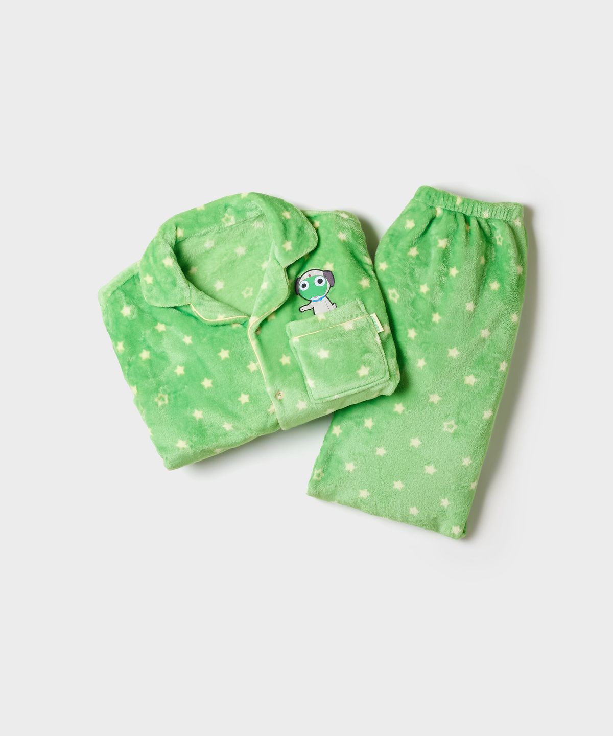 스파오(SPAO) [개구리 중사 케로로] 수면 파자마(Green)_SPPPG4VU12