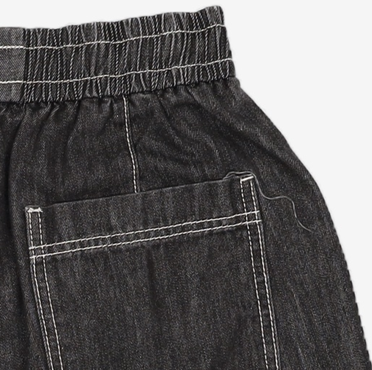 스파오(SPAO) (시티보이) 유니 오버핏 데님 쇼츠_SPTND24C91 S