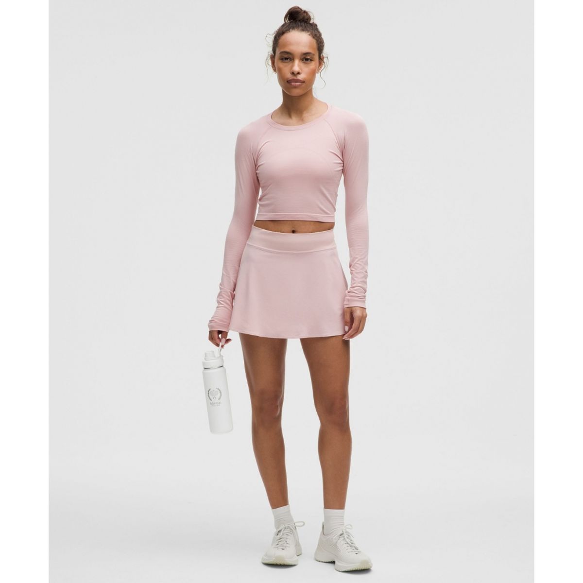 룰루레몬(LULULEMON) 백 투 라이프 스포츠 보틀 24oz *테니스 그래픽  WHT