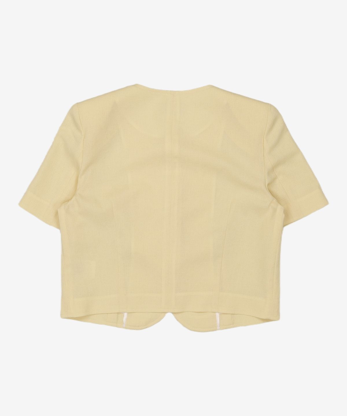 미쏘(MIXXO) 라운드넥 반팔 자켓_MIWJKD71PG S