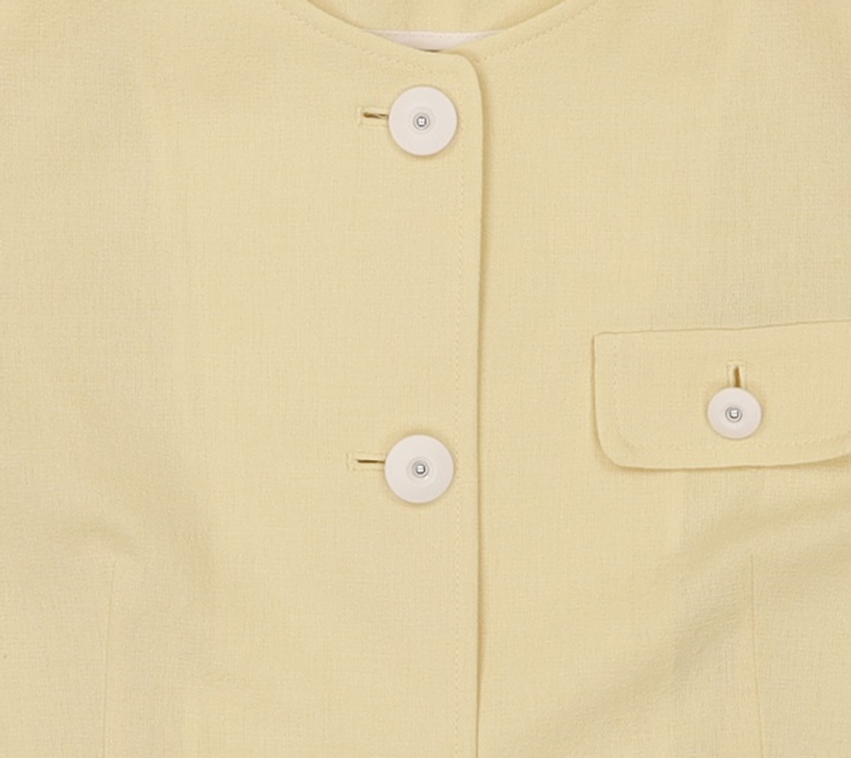 미쏘(MIXXO) 라운드넥 반팔 자켓_MIWJKD71PG S