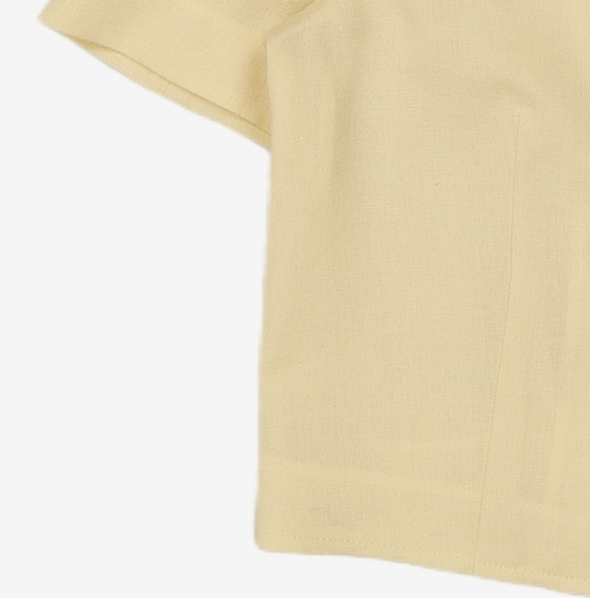 미쏘(MIXXO) 라운드넥 반팔 자켓_MIWJKD71PG S