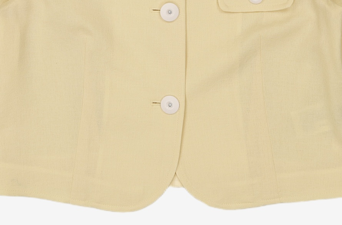 미쏘(MIXXO) 라운드넥 반팔 자켓_MIWJKD71PG S