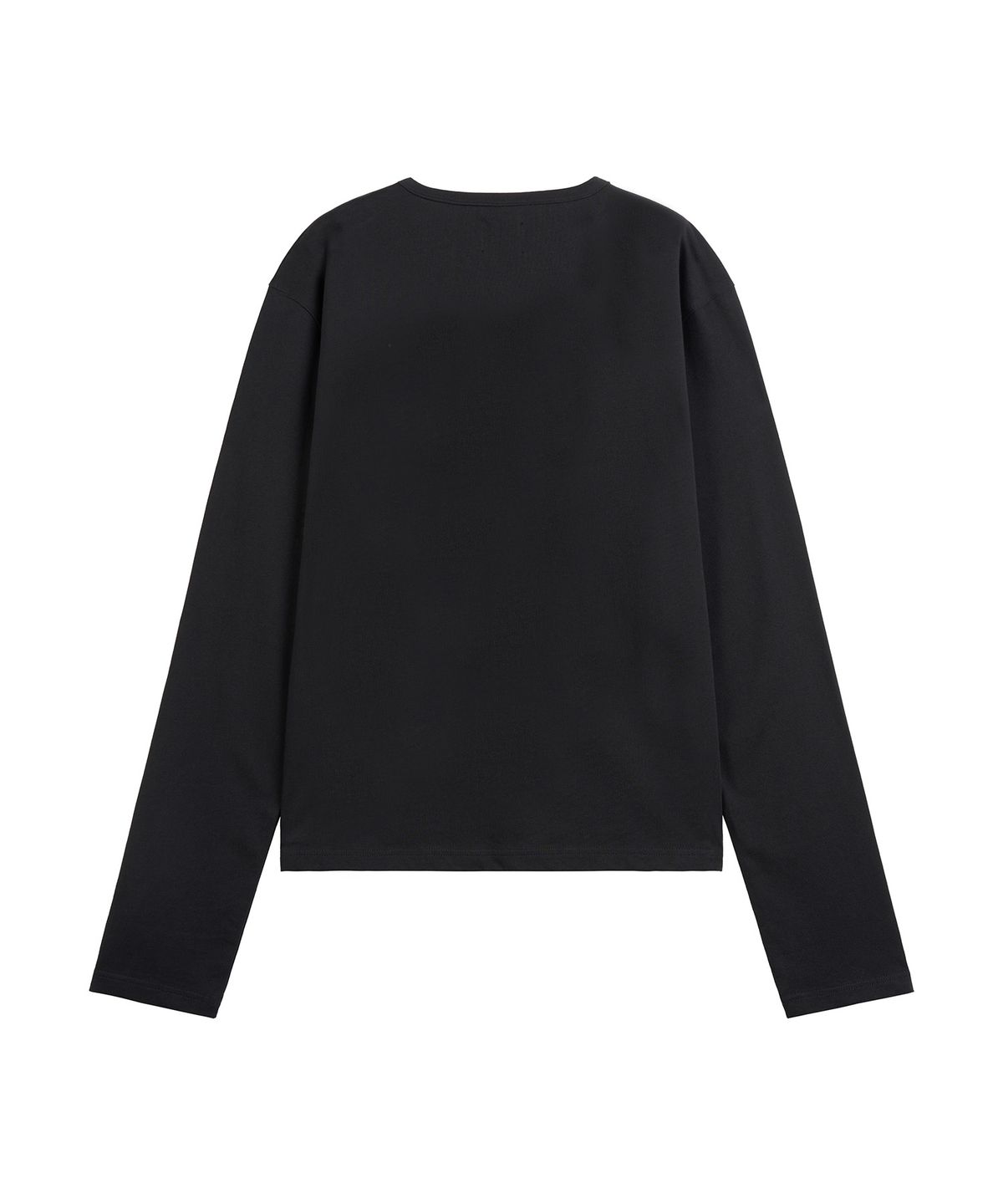 피치블랙(PITCHBLACK) CROSS STUDDED LONG SLEEVE T-SHIRT (BLACK)