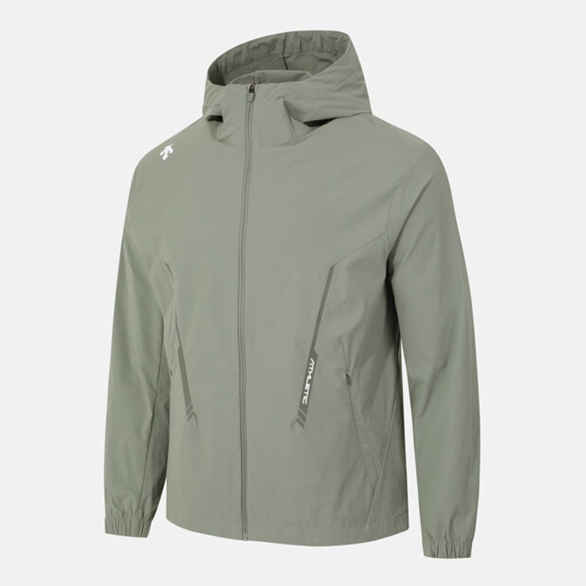 데상트(DESCENTE) 남성 후드형 우븐 자켓 다크 그린 SR321TWT88