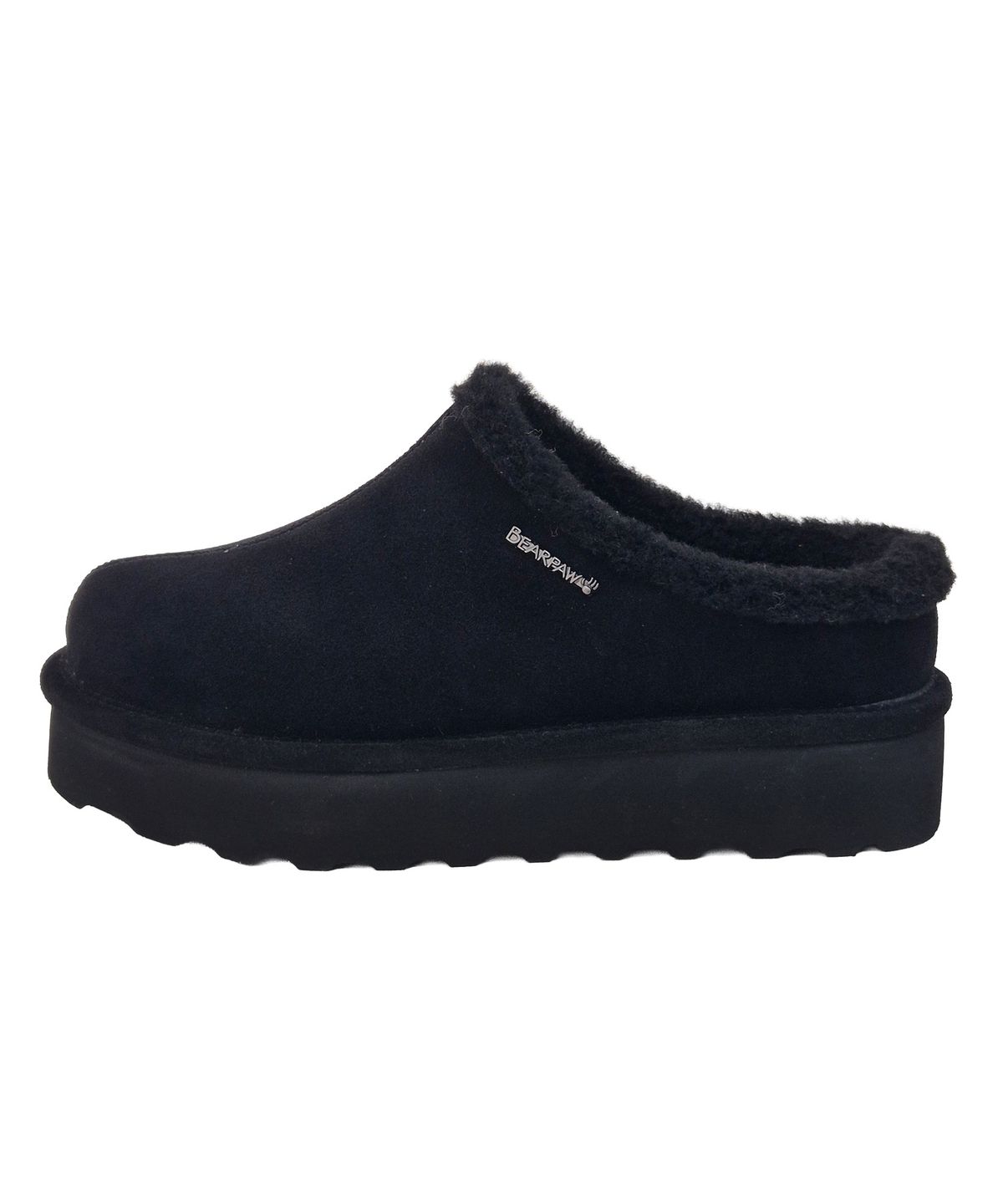 베어파우(BEARPAW) IZZY PLATFORM LO 양털슬리퍼 블랙 (K3323011RD-W)