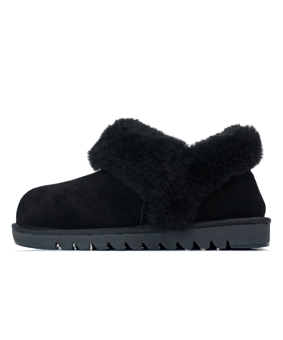 베어파우(BEARPAW) CAROLINE 양털슬립온 블랙 (K2922001RD-W)