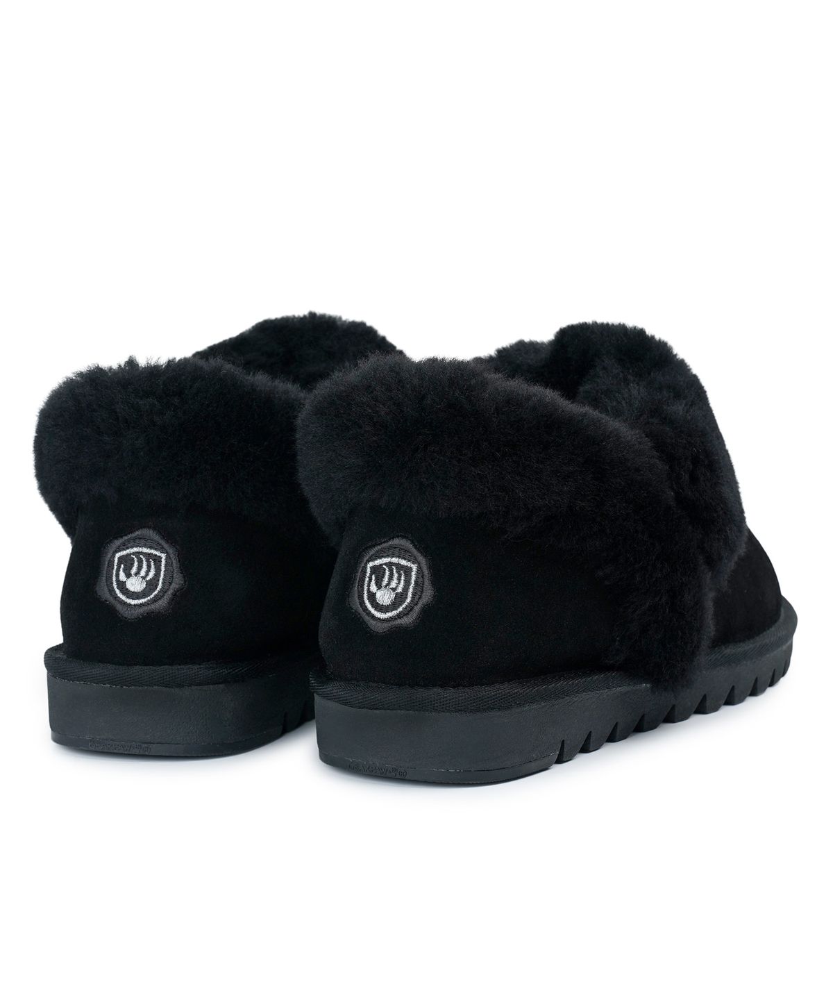 베어파우(BEARPAW) CAROLINE 양털슬립온 블랙 (K2922001RD-W)