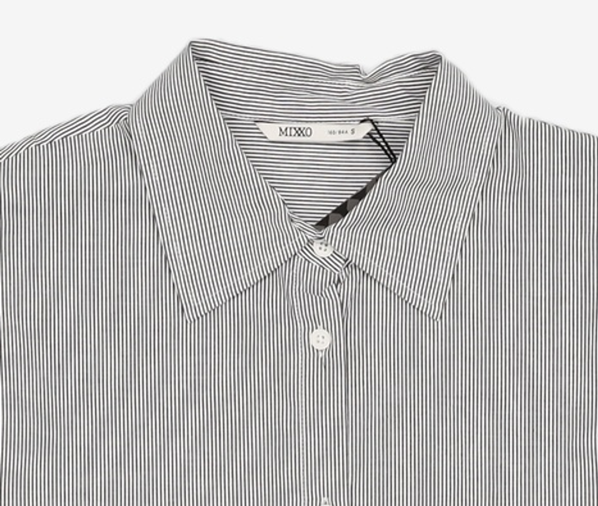 미쏘(MIXXO) 베이직 세미 오버핏 셔츠_MIWYWE910A S
