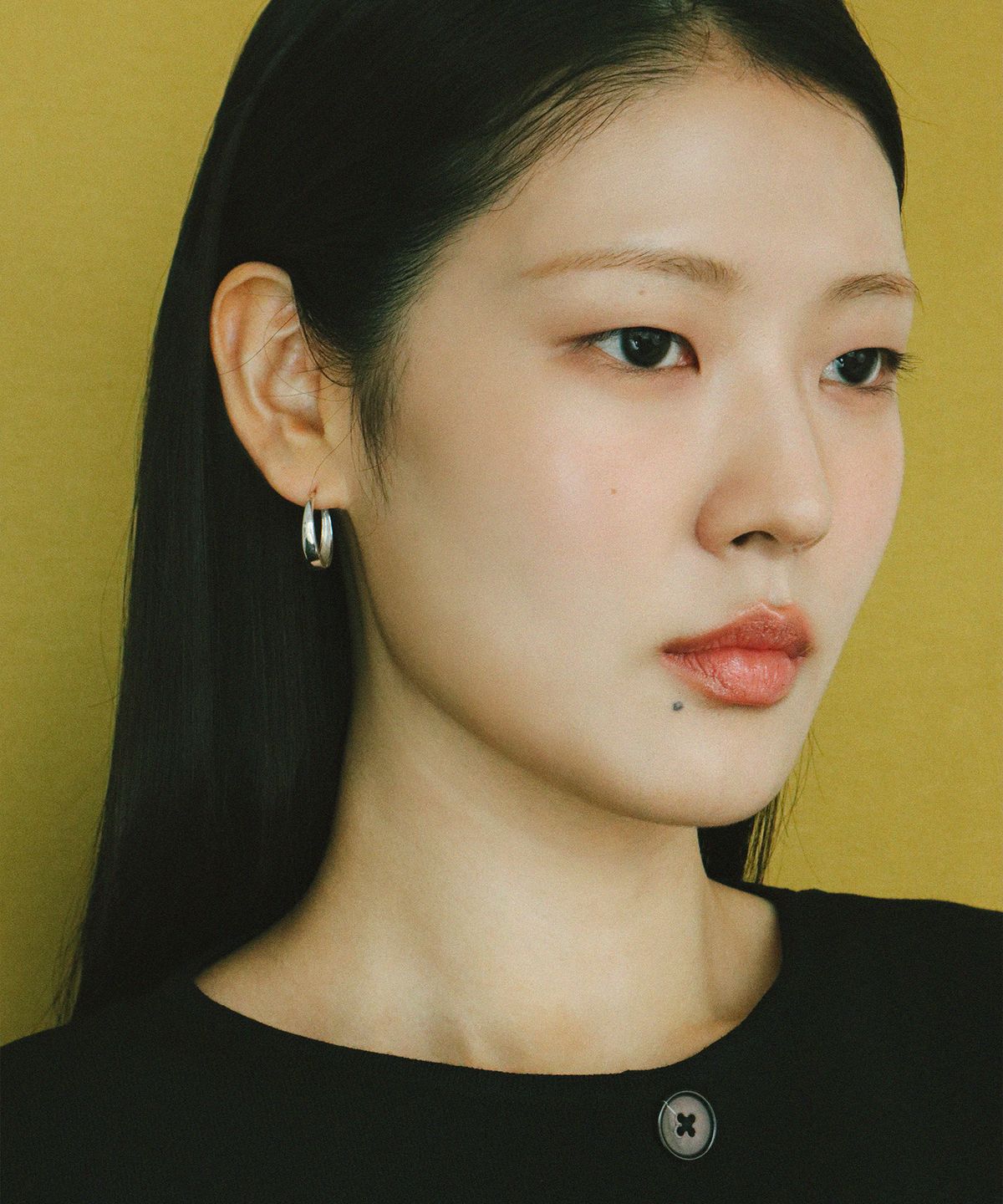 스몰굿띵(SMGT) SILVER 925 LUNA 원터치 링 귀걸이_실버 [4 SIZE]