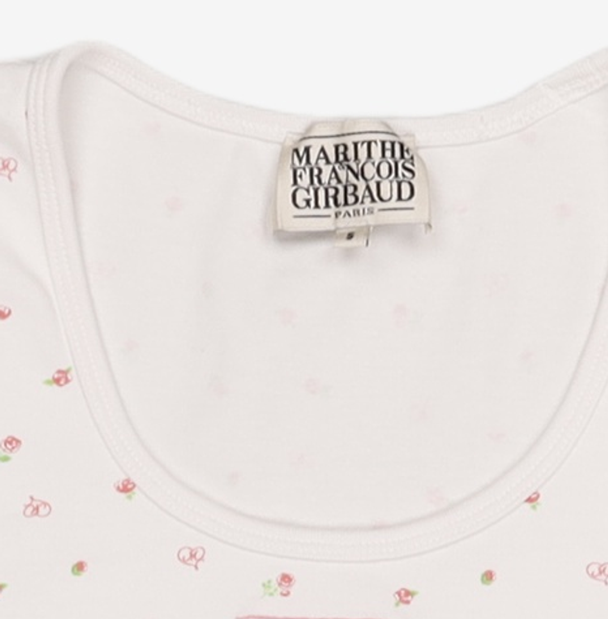 마리떼 프랑소와 저버(MARITHÉ + FRANҪOIS GIRBAUD) W FLOWER SHORT SLEEVE TEE white S