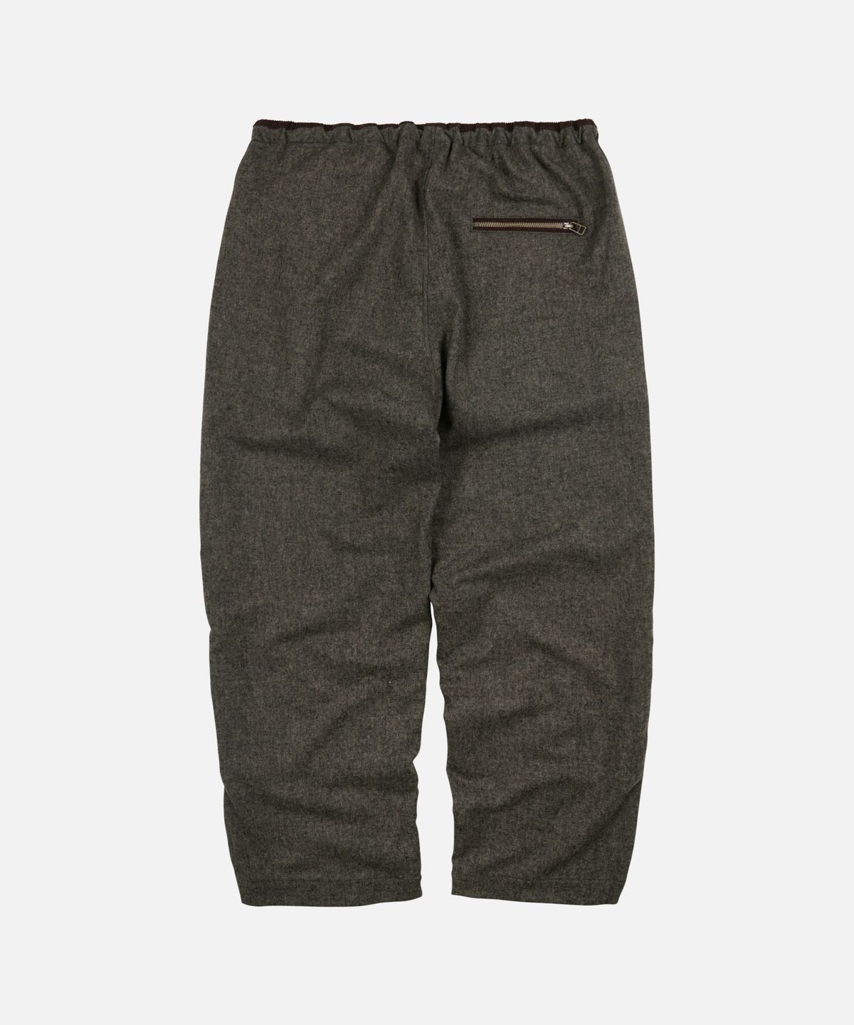 프리즘웍스(FRIZMWORKS) WOOL EASY PANTS _ FOREST BLACK
