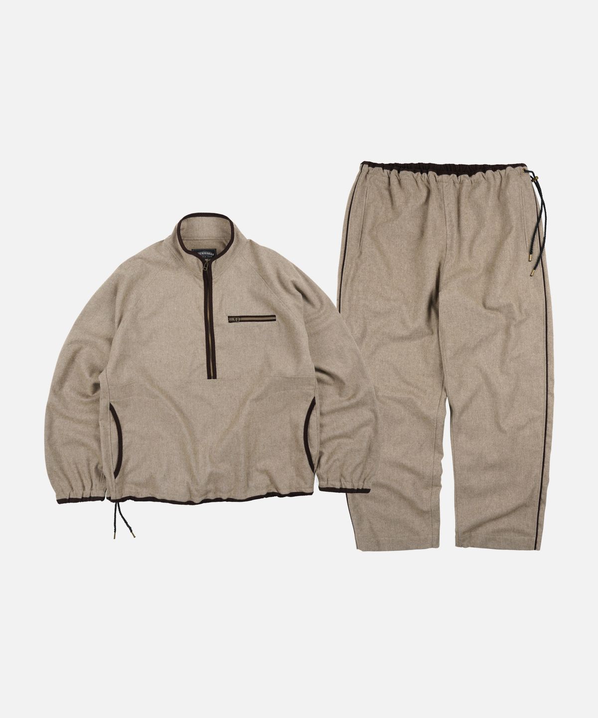 프리즘웍스(FRIZMWORKS) WOOL EASY PANTS _ DESERT BEIGE