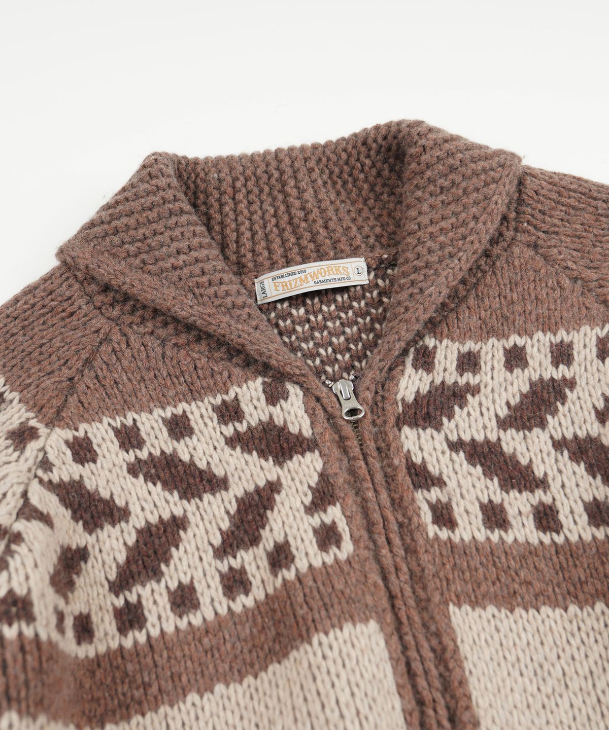 프리즘웍스(FRIZMWORKS) THUNDERBIRD HEAVY COWICHAN JACKET _ MOCHA